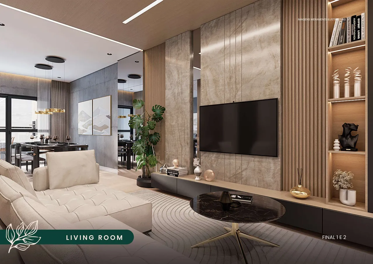Living de um apartamento do Park Avenue